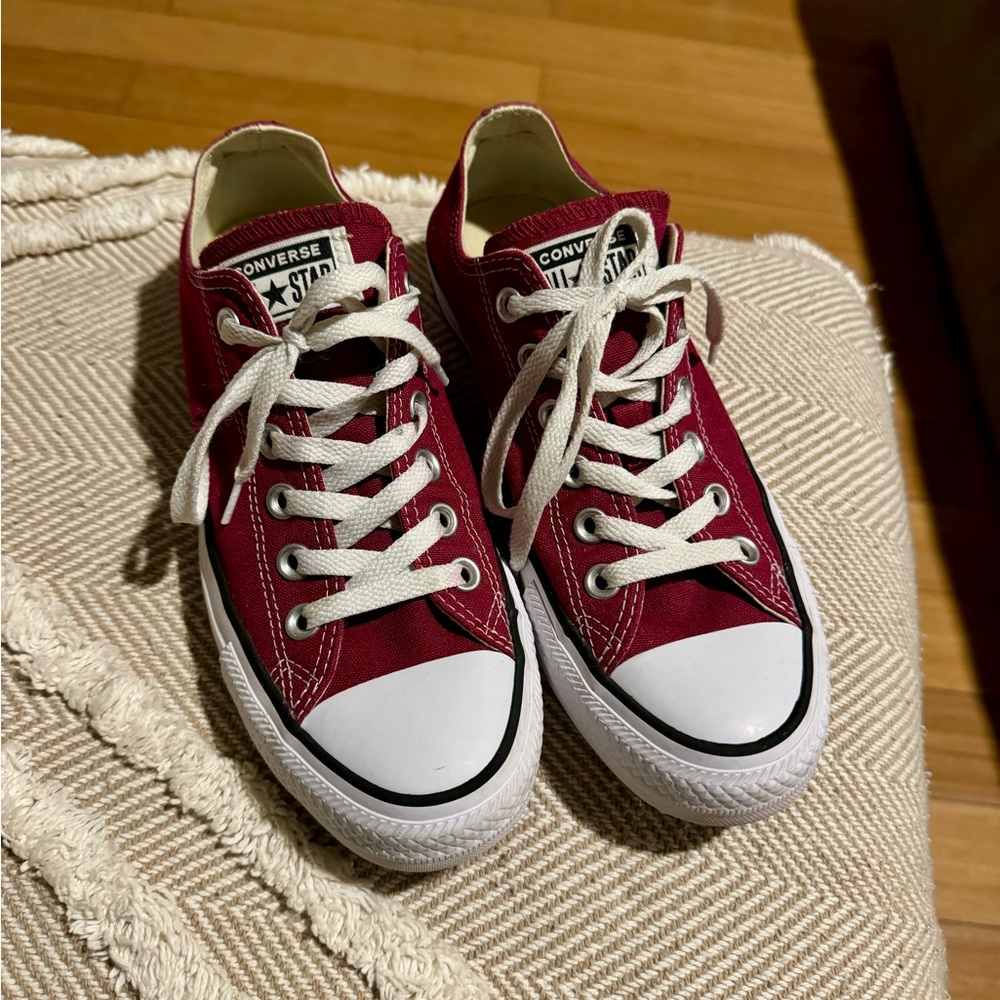 Maroon Converse